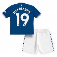 Maglie da calcio Everton Vitaliy Mykolenko #19 Prima Maglia Bambino 2023-24 Manica Corta (+ Pantaloni corti)